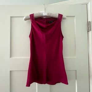WHBM Silk Sleeveless Top